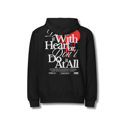 Do It With Heart Zip Hoodie