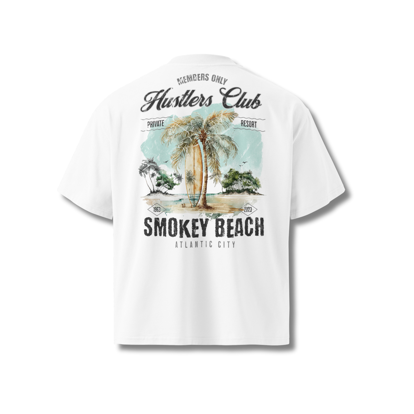 Hustlers Paradise Smokey Beach Tee