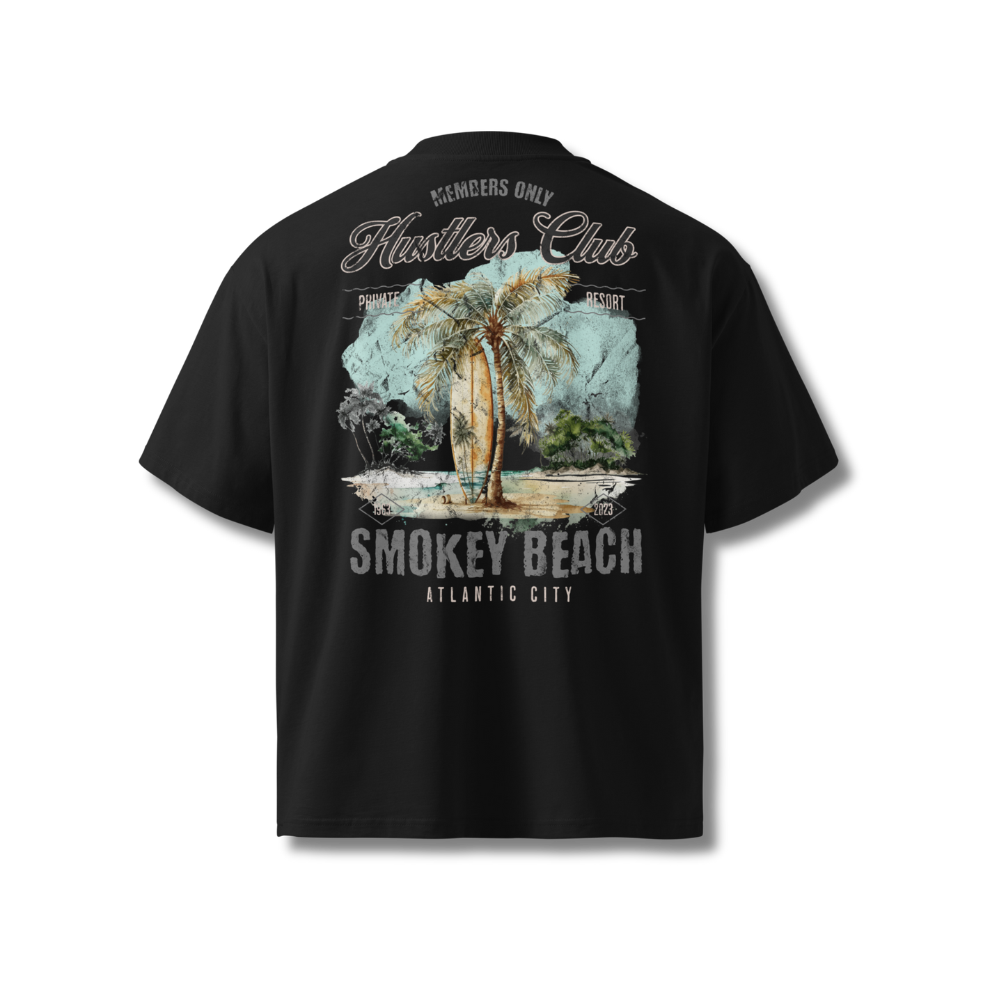 Hustlers Paradise Smokey Beach Tee
